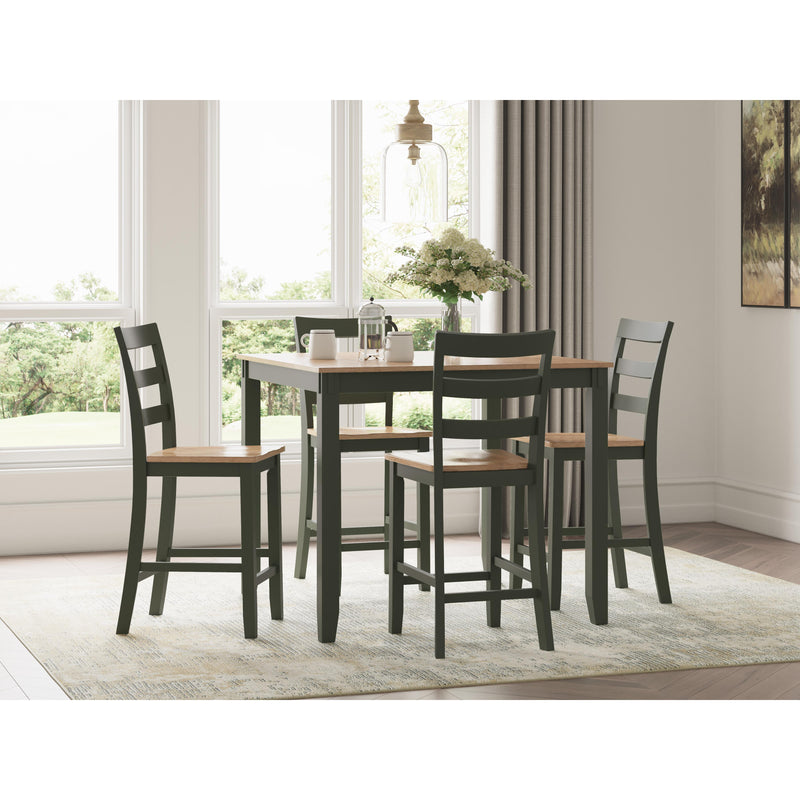 Signature Design by Ashley Gesthaven 5 pc Counter Height Dinette D401-223 IMAGE 3