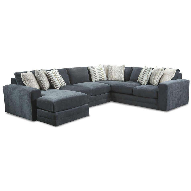 Fusion Furniture Fabric Sectional 7003-08 Sectional - Elise Ink IMAGE 1