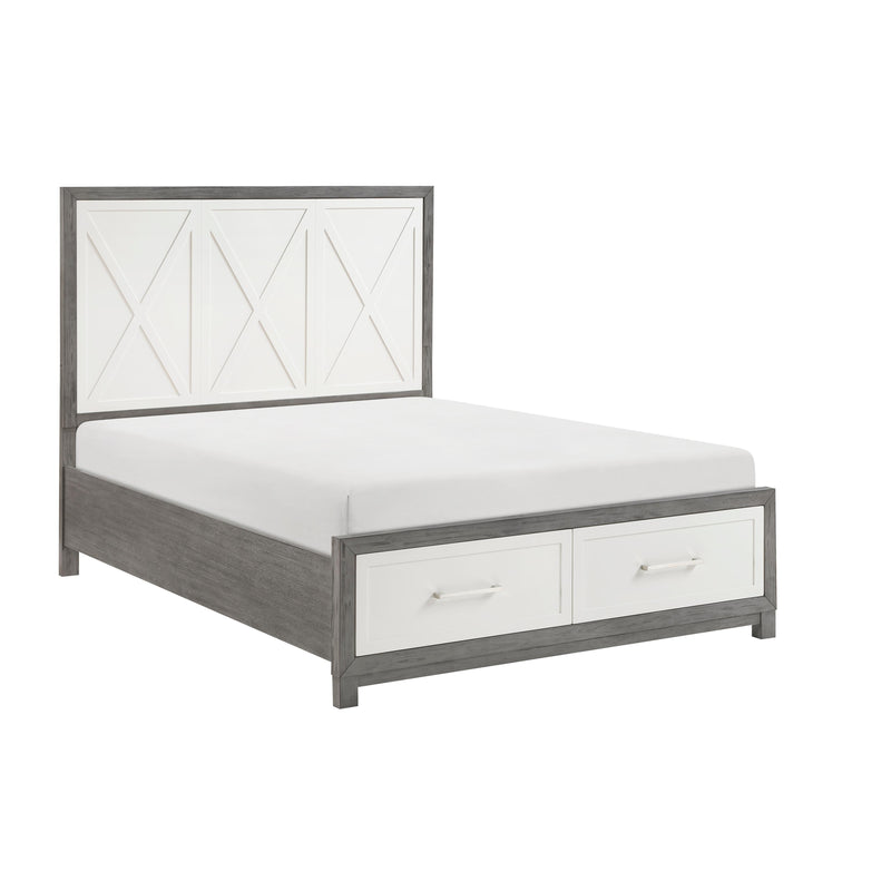 Homelegance Rowan 1366F-1* Full Platform Bed with Footboard Storage IMAGE 3