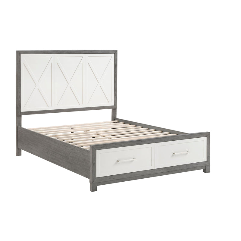 Homelegance Rowan 1366F-1* Full Platform Bed with Footboard Storage IMAGE 4