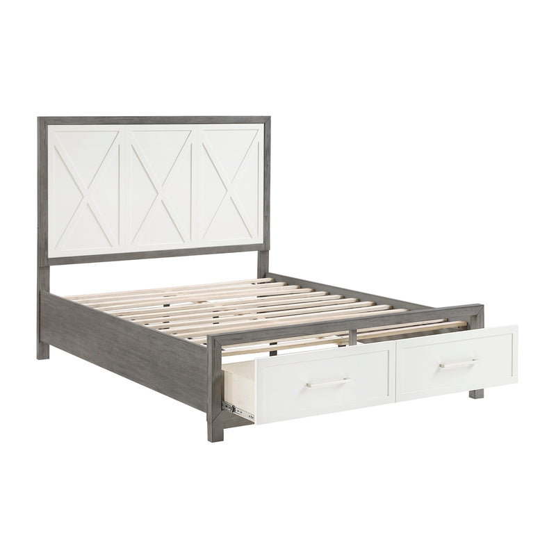 Homelegance Rowan 1366F-1* Full Platform Bed with Footboard Storage IMAGE 8